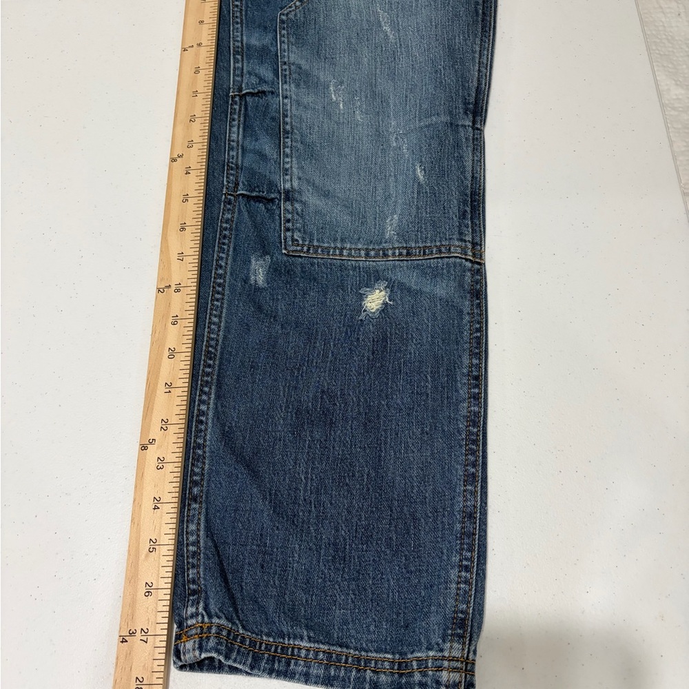 Anthropologie Pilcro The Wanderer mid-rise relaxed distressed utility jeans - Picture 8 of 12